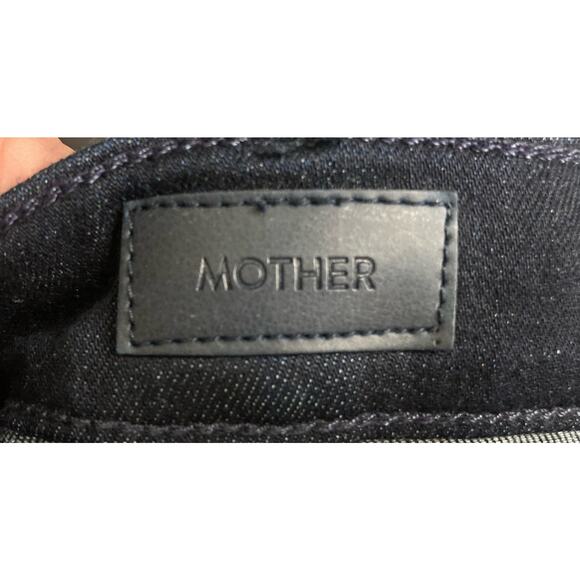 Mother Jeans: The Mid Rise Dazzler Ankle Blue Dark Wash Denim size 25 - Picture 14 of 15